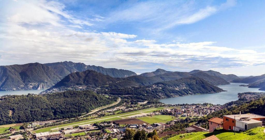The View Cademario Lake Lugano Apartment With Private Parking & Self Check-In 외부 사진